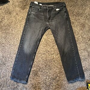 Black Levi 505 Jeans light wash